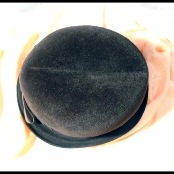 Vintage Mod Brown Hat Fur Felt for Fall & Winter, 1960s Carnaby Fashion - Picture 5 of 14